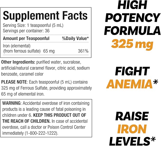 Ferrous Sulfate Iron 325mg