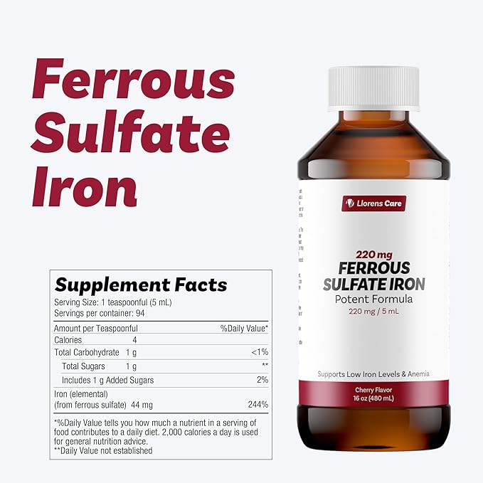 Ferrous Sulfate Iron 220mg